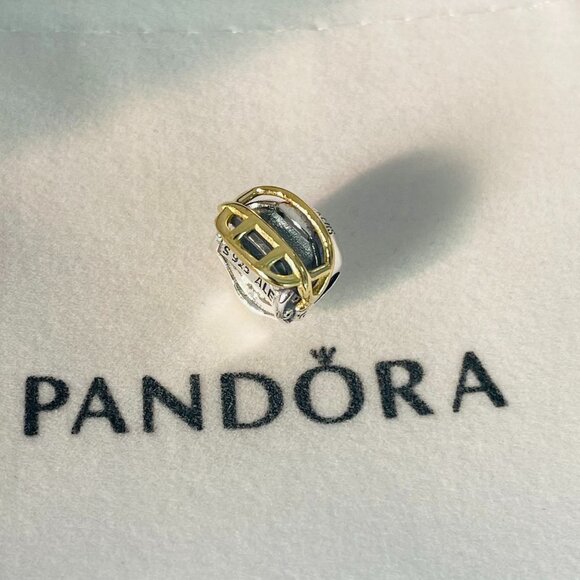 Pandora Green Bay Packers Charm Football Helmet Charm Pendant - Picture 3 of 4